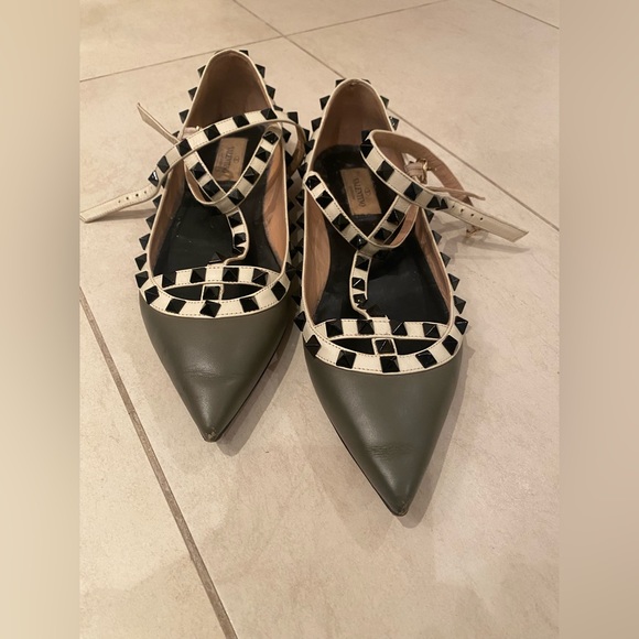 Valentino rockstud Flat Shoes size 39 - Picture 10 of 15